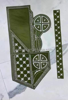 Nouveau Kit de Broderie DIY Col Applique Brodé en Point de Croix pour Vêtement