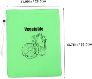 Wholesale Reuseable Food Fridge Storage Bag Foil Fresh <b>Fruit</b> Vegetable <b>Preservation</b> Bag for Tomato Lemon Pouch With Drawstring - Product Image 4