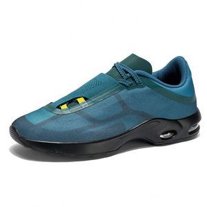 Chaussures de course pour hommes de haute qualité, confortables, respirantes, avec doublure en mesh, à lacets/fermeture à boucle, design sportif décontracté, tendance mode - Product Image 2