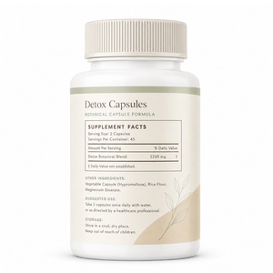 Capsules Détox Compléments Alimentaires Antioxydants Biologiques Végétaliens Adultes 90 Capsules Sans Gluten Certifiés GMP Sélénium Chlorelle - Product Image 6