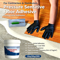 Colle pour revêtement de sol LVP à base d'eau 15kg 20kg, adhésif acrylique sensible à la pression pour planches de vinyle, colle pour feuilles LVT résistante à l'humidité, blanc