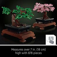 Kit de construction d'arbre en croissance bonsaï 10281 adulte bricolage fleur de cerisier plante modèle créatif décoration de la maison bureau jardin fournitures