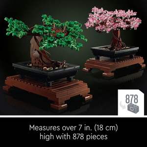 Kit de construcción de árbol de cultivo de bonsái 10281 para adultos DIY modelo de planta de flor de cerezo decoración creativa del hogar suministros de jardín de oficina - Product Image 6