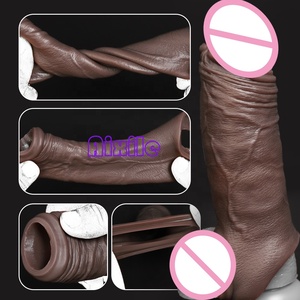 Juguetes Sexuales Masculinos, Extensor de Pene, Funda <span class=keywords><strong>para</strong></span> Pene Reutilizable, <span class=keywords><strong>Anillos</strong></span> Realistas <span class=keywords><strong>para</strong></span> Agrandar el Pene, Engrosar, Retrasar la Eyaculación, Erección Más Fuerte - Product Image 5