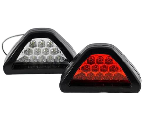 <span class=keywords><strong>Feu</strong></span> Stop Arrière Sportif de Style Triangle Flash pour Voiture – Troisième <span class=keywords><strong>Feu</strong></span> Stop de Sécurité – Lampe de Signalisation d'Alarme pour Véhicule - Product Image 1