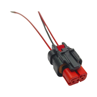 Kabel Harness UL11028 18AWG 600V TE Connectivity 776523-1 Konektor Otomotif 3 Pin Perakitan Kabel OEM