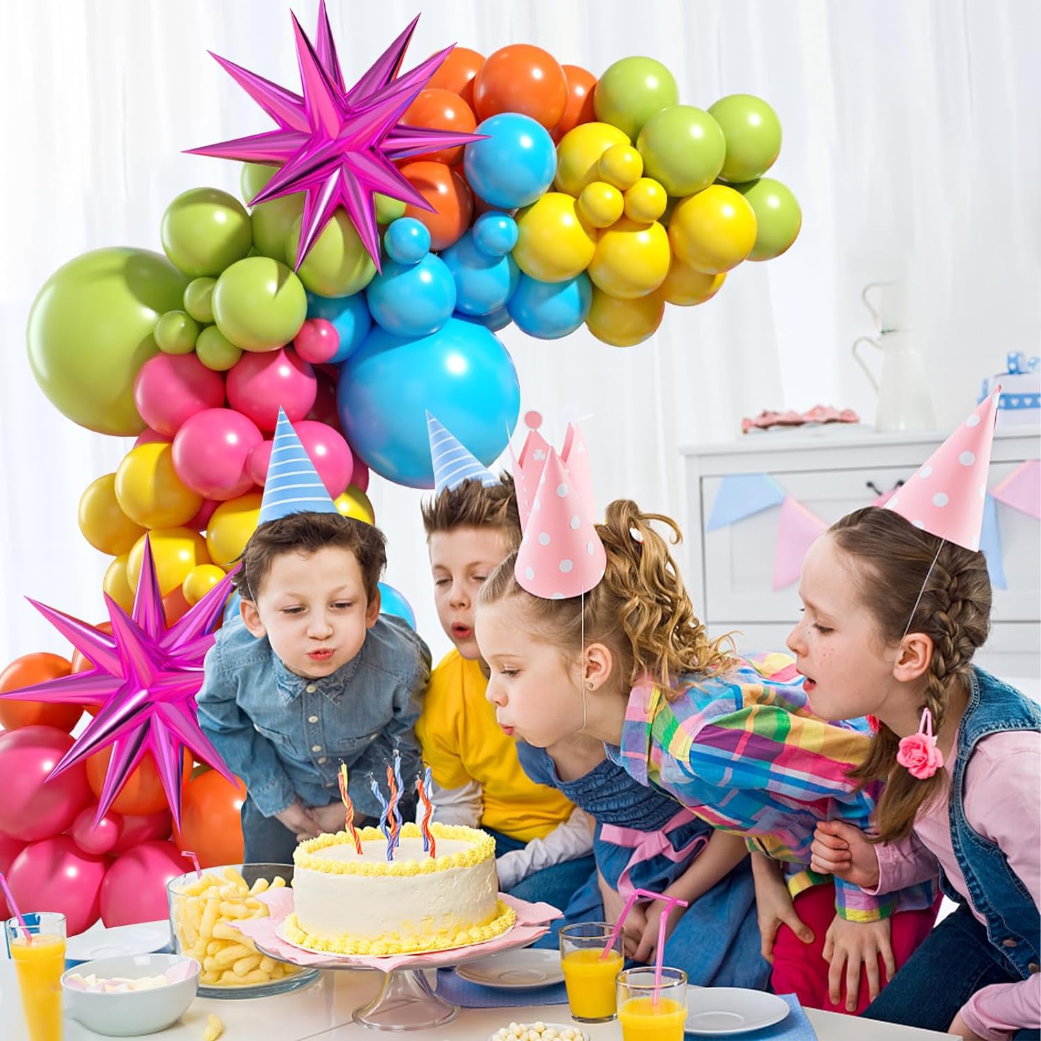 Ghirlanda E Decorazioni Per Compleanno 55 Anni – Kit Palloncini Verdi E Oro Con Numero 55, Striscione E Palloncini Vari - 2