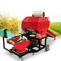 Machine à ensiler et à emballer hydraulique automatique PLC haute productivité, origine Shandong, pour ensilage de maïs, paille, foin et herbe