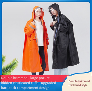 Impermeable <span class=keywords><strong>Acolchado</strong></span> de Tela Oxford Reflectante para Adultos y Mujeres, para Senderismo y Viajes, Venta al por Mayor - Product Image 2