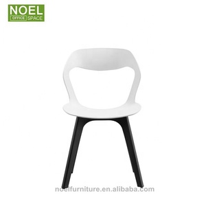 Ocio de comedor de plástico sillas blanco diseño nórdico para comedor habitación - Product Image 2