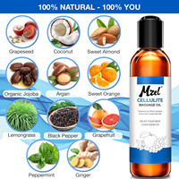 Huile de massage anti-cellulite, huile anti-cellulite 100% naturelle pour raffermir les cuisses et les fesses et réduire les vergetures