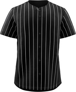 Vente en gros de chemises en maille unie boutonnées avec logo brodé pour hommes et femmes, et de maillots de baseball pour jeunes avec lettres personnalisées brodées et sublimées - Product Image 1