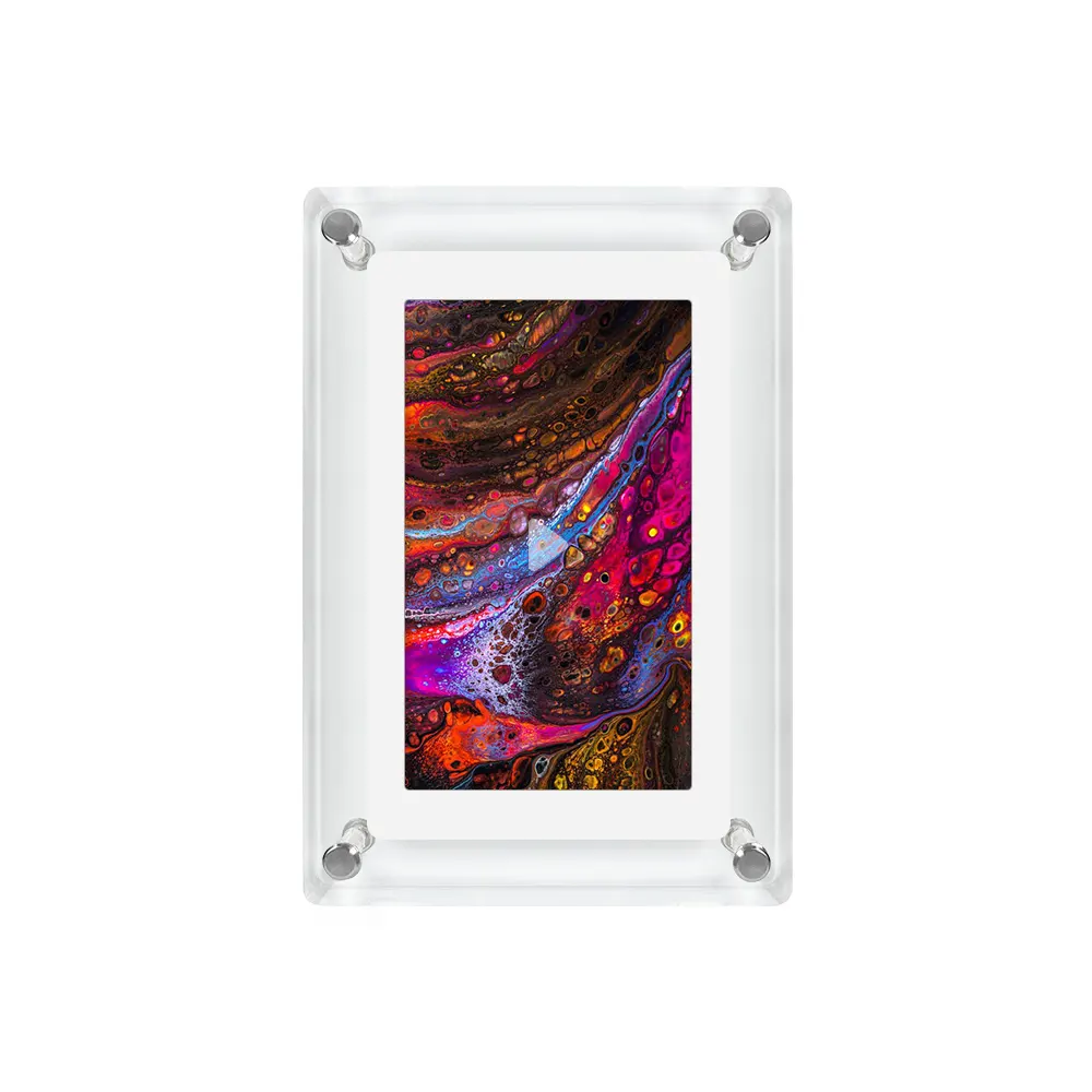 Wholesale Download Free mp3 mp4 5" 4GB IPS Screen Digital Photo Video Music digital frame photo Frame