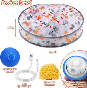 Jouets interactifs pour chat balle pochette de <span class=keywords><strong>jeu</strong></span> activée par le mouvement couverture de chasse tapis de <span class=keywords><strong>jeu</strong></span> cache-cache <span class=keywords><strong>jeu</strong></span> de capture de <span class=keywords><strong>souris</strong></span> - Product Image 6