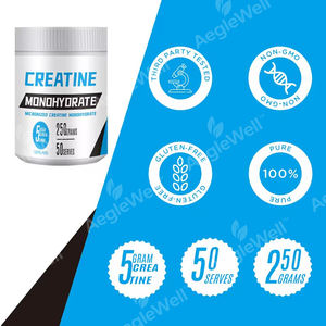 Aeglewell Marque Privée Poudre de Créatine Monohydrate Pure Halal Pureté 99% pour la Construction Musculaire Poudre de Créatine Pré-Entraînement - Product Image 3