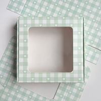 Cajas Rígidas Portátiles de Alta Gama con Relieve, Laminación Brillante, Ventana Transparente, Ecológicas, para Accesorios para el Cabello, Regalos, Fotos
