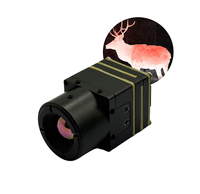 Module thermique infrarouge 640x512, interface CVBS, mesure de température non refroidie, objectif 9,1 mm, sensibilité 45 mK, 17,5x14