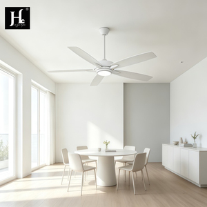 Ventilateur de plafond DC 42/52 pouces avec kit d'éclairage, télécommande, 5 pales, ventilateur de plafond moderne pour salon - Product Image 3
