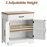 Buffet moderne en bois blanc, armoire de rangement en MDF avec 3 tiroirs et 3 portes en forme de X pour salon et salle à manger