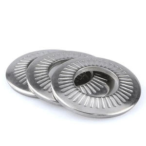 <span class=keywords><strong>Rondelle</strong></span> à ressort en acier inoxydable DIN 6796, <span class=keywords><strong>rondelle</strong></span> de blocage dentelée pour connexions boulonnées, joint élastique conique moleté - Product Image 1