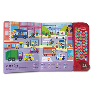 Filastrocche personalizzate audiolibro per bambini per bambini stampa cartone di carta con pulsante musicale libro sonoro Touch apprendimento interattivo - Product Image 2