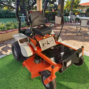 Tondeuse autoportée à rayon de braquage zéro 2 temps de haute qualité avec moteur à essence et kit de paillage, qualité industrielle, autonomie de 10 heures pour l'aménagement paysager commercial - Product Image 2