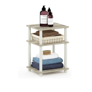 Mejor venta 3 nivel final de 1 paquete Sonoma roble blanco <span class=keywords><strong>mesa</strong></span> de café del tanque de peces - Product Image 4