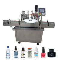 Ligne d'emballage automatique de machine d'étiquetage de bouchage de remplissage de petites bouteilles de colle adhésive