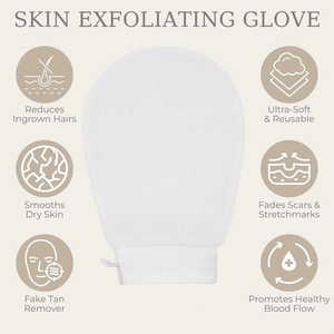 Guante Exfoliante Corporal Personalizado para Ducha, Cepillo Limpiador de Manos, Guante de Baño Suave para Exfoliar la Piel - Product Image 2