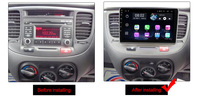 Multimedia-Videoplayer für Kia RIO 2 RIO2 2005 2007 2008 2011 Autoradio Android Navigation Armaturenbrett 4-Kern/8-Kern 9 "