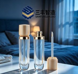 Popular Design 6ml Empty Frost Lip Gloss <b>Bottles</b> Customized Lip Oil Tubes Cosmetic Packaging Container - Product Image 4