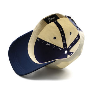 Gorra de Béisbol de 5 Paneles, Bicolor, Estilo Urbano, con Logotipo Bordado Personalizado y Estampado en Relieve, 100% Algodón para Hombre - Product Image 3