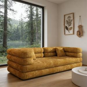 मॉड्यूलर समायोज्य संपीड़ित अनुभागीय सोफे सेट आधुनिक परिवर्तनीय सोफे बिस्तर लिविंग रूम चल लचीला फर्नीचर अनुकूलित - Product Image 1