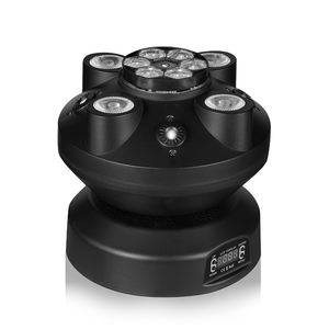 RGBW 120W LED Laser Stage Lights Disco Party Night Club Proyector de haz colorido giratorio con modo de control DMX512 - Product Image 5