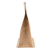 Sac en papier kraft à huit soudures latérales de haute qualité avec valve unidirectionnelle et boîte en aluminium pour grains de café et thé, style classique pour l'alimentation