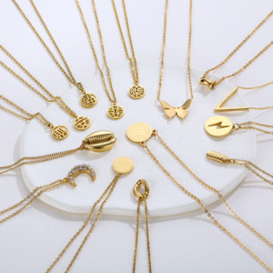 Olivia <strong>Nickel</strong> <strong>Free</strong> Stainless Steel Initials V Shape Jewelry <strong>Accessories</strong> Men Link Chain Alphabet Letter V Fashion Necklace