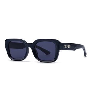 Lunettes de soleil carrées modèle populaire pour hommes européens et américains avec lentille PC UV400 pour la photographie de rue commerce extérieur transfrontalier - Product Image 5