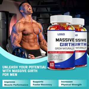 OEM ODM Gommose di Ashwagandha per Aumento Naturale della Circonferenza Maschile Integratore Naturale per Uomini Miglioramento dell'Umore ed Energia 60 Pezzi - Product Image 4