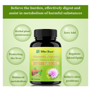 Pabrik Gmp OEM suplemen Herbal alami Silymarin Pueraria tablet kesehatan hati membersihkan <span class=keywords><strong>Detox</strong></span> & Kesehatan imun untuk dewasa - Product Image 2