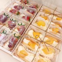 Boîte Jetable en Bois pour Sushi à Emporter, Traiteur, Pâtisserie, Dessert, Boulangerie, Gâteau Tiramisu, Placage, Fromage, Contenant Alimentaire, Planches d'Emballage