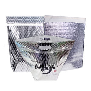 Bolsas enfriadoras de espuma de aluminio, película de burbujas personalizada, bolsas térmicas de aluminio, revestimientos de caja aislados, logotipo impreso, diseño personalizado - Product Image 6