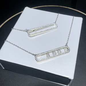 สร้อยคอพร้อมจี้ตัวอักษร26ตัวเลื่อนขยับตามสไตล์ที่กำหนดเองได้สำหรับผู้หญิงผู้หญิงผู้หญิงชื่อ DIY - Product Image 3