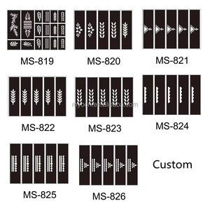 Pochoirs Autocollants Personnalisables pour Tatouages Temporaires au Henné, Peinture au Doigt et Tatouages par Vaporisation de Jus - Product Image 5