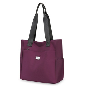New <b>Nylon</b> Vintage Bohemian Lady Mommy Bag Large Capacity Oxford <b>Tote</b> Handbag Fashion Women Single Shoulder Bags Wholesale Supply - Product Image 3