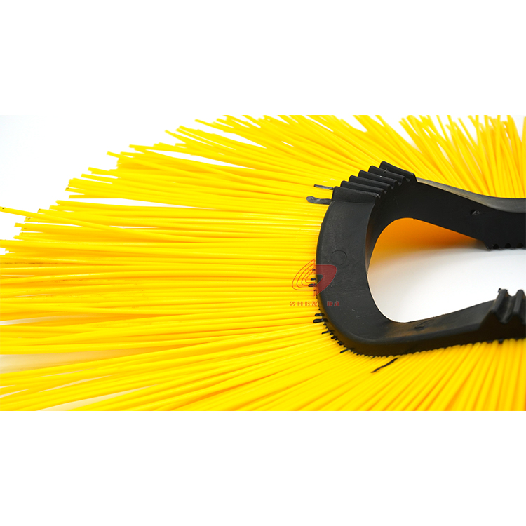 Customized Plastic Material Street Sweeper Brush For Road Cleaning