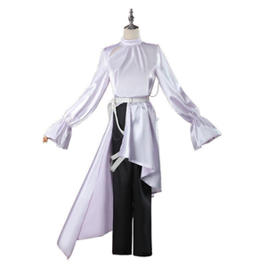 Costume de cosplay Ecowalson <span class=keywords><strong>Luka</strong></span>, costume de cosplay d'alien d'anime, perruque synthétique courte jaune clair - Product Image 1