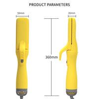 Styler 3 en 1 1000W Sèche-cheveux électrique de salon Lisseur Boucleur Brosse à air chaud Sèche-mains Usage domestique