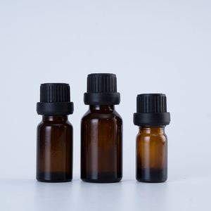 60ml chai thủy tinh màu Nâu Thủy Tinh Tinh dầu massage cơ bản chai thủy tinh với nắp đen chống trẻ em màu đen - Product Image 5