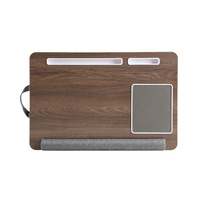 Bureau d'ordinateur portable pliable 2-en-1 pour lit, canapé, bureau à domicile – Table pliante pour ordinateur portable