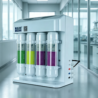 Machine de production d'eau ultra pure de laboratoire, idéale pour la culture cellulaire, l'analyse biochimique, les tests de spectroscopie d'émission atomique